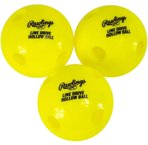 Rawlings Line Drive Hollow Ball- 3 Pack