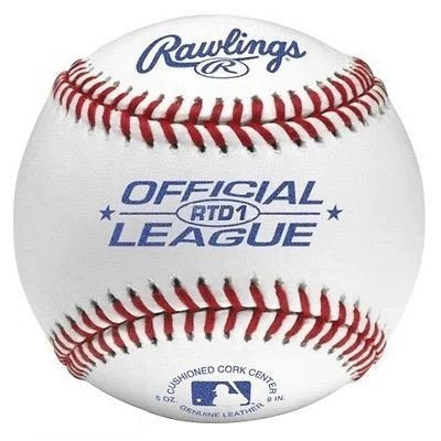 Rawlings RTD1 Baseballs- 12 pk
