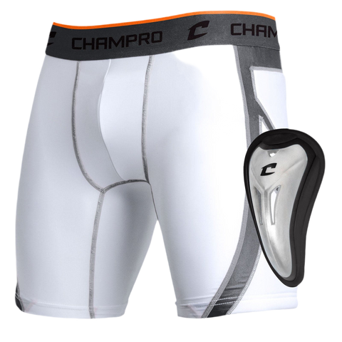 Champro Wind Up Compression Sliding Short With Protective Cup