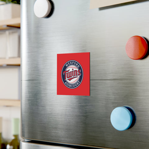 Wexford Twins Baseball Square Magnet - Perfect for Sports Fans & Decor