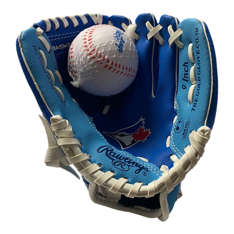 Rawlings Player Series 9" Toronto Blue Jays Glove W/ Ball- RHT