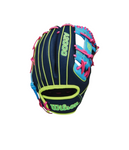 Wilson A2000 2025 Winter 1786 11.5" Sky Blue/ Black/ Optic Yellow/ Pink Superskin Glove