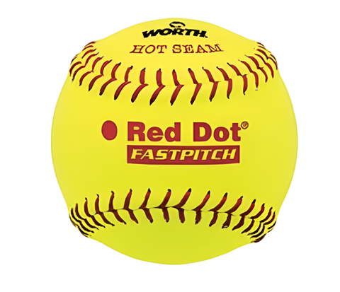 Rawlings Red Dot 12" Fastpitch Softballs- 12 pack