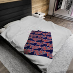Twins-Themed Velveteen Plush Blanket - Soft & Cozy Team Spirit Throw for Fans