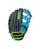 Wilson A2000 Fall 2025 PF50SS Navy/ Sky Blue/ Optic Green-12.25" RHT Baseball Glove