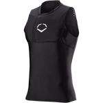 Evoshield Black NOCSAE Chest Guard Shirt