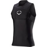 Evoshield Black NOCSAE Chest Guard Shirt
