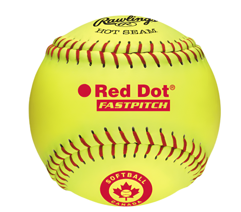 Rawlings Red Dot 11" Fastpitch Softballs- 12 pack