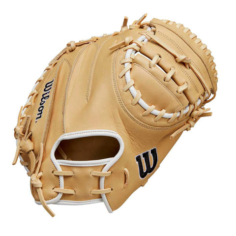 Wilson A1000 2025 CM33 Blonde -33" Catcher's Mitt