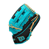 Wilson A2000 Fall 2024 PF50SS 12.25" Black/ Teal Glove