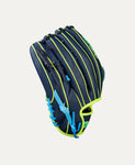 Wilson A2000 Fall 2025 PF50SS Navy/ Sky Blue/ Optic Green-12.25" RHT Baseball Glove