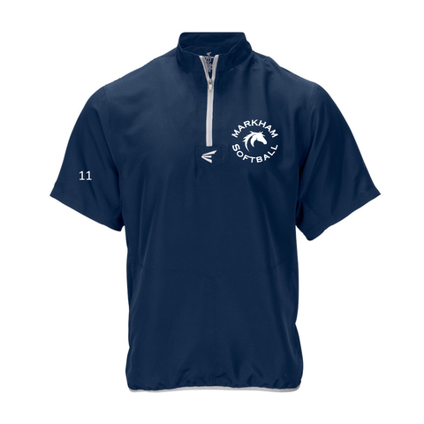 Markham Mavericks Easton Alpha Jacket With Logo and Embroidered #