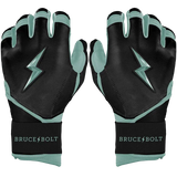 Bruce Bolt Signature Series Bader Blue Long Cuff Batting Gloves Youth