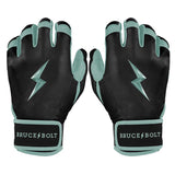 Bruce Bolt Signature Series Bader Blue Short Cuff Batting Gloves Adult