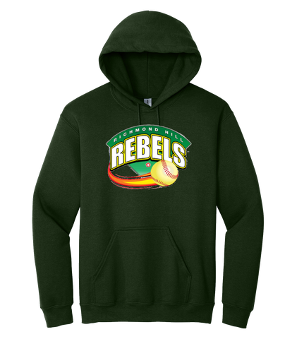Gildan Heavy Cotton Richmond Hill Rebels Adult Hoodies