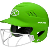 Rawlings Cool Flo HIghlighter Helmet w/ Face Mask