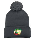 Richmond Hill Rebels Logo Pom Pom Cuffed Toque