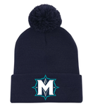 Markham Logo Pom Pom Cuffed Toque