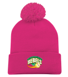 Richmond Hill Rebels Logo Pom Pom Cuffed Toque