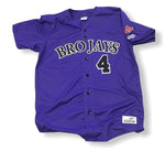 2 colour twill with 2 Colour front number on solid jersey