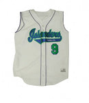 Full Button Vest with arm hole piping and full piping down the front with 2 colour logo with tail emboidery and two colour front numbers 