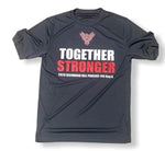 Dryfit tee with screenprinted front logo