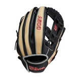 Wilson A500 Youth Glove 11.5" Black/Tan RHT