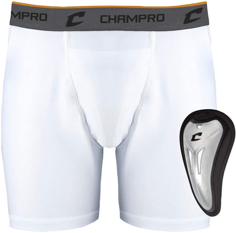 Champro Compression Boxer Short With Protective Cup