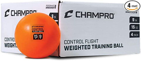 Champro 9" Control flight training balls- 4 pk