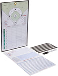 Athletic Specialties Coacher Magnetic Lineup Marker Board- Portfolio Board