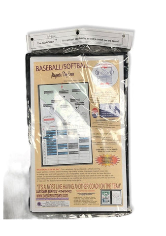 Athletic Specialties Coacher Magnetic Baseball Lineup Marker Boards