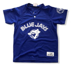 2 Button Solid Jersey with Full Screenprinted Logo and screenprinted arm
