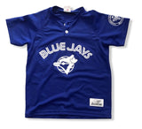2 Button Solid Jersey with Full Screenprinted Logo and screenprinted arm