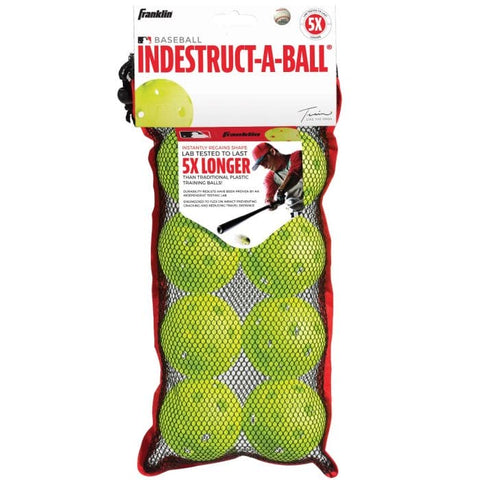 Franklin Indestruct- A- Ball Wiffle Balls- 6pk