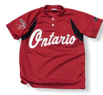 2 Button Jersey with shoulder colur insert  and one colour twill with embroidered sleeve logo