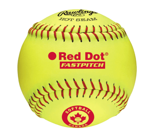 Rawlings Red Dot 11" Fastpitch Softballs- 12 pack